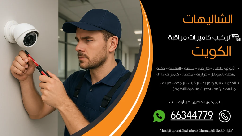 تركيب كاميرات مراقبة الشاليهات