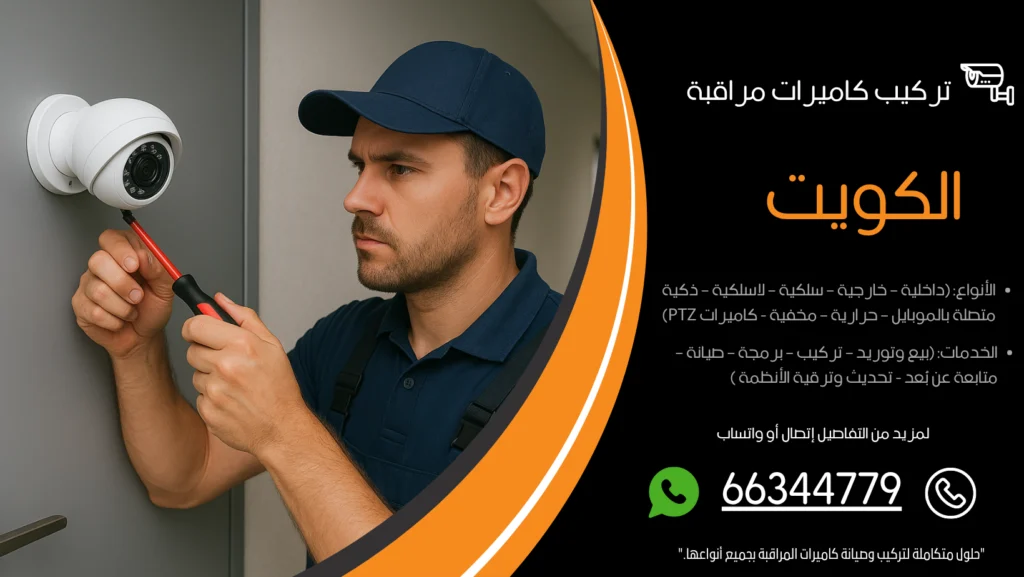 تركيب كاميرات مراقبة الكويت