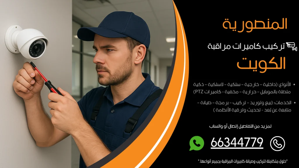 تركيب كاميرات مراقبة المنصورية